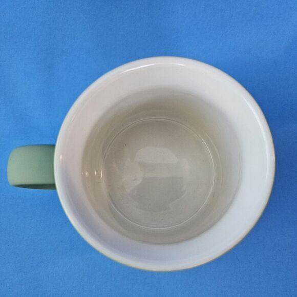 Snowflakes Trees Coffee Tea Mug Cup Soft Touch Laser Etch Green 16 Oz Eccolo NWT - Picture 2 of 5